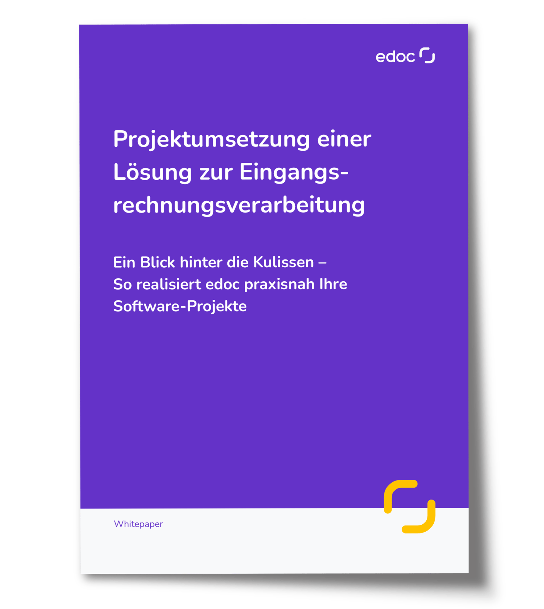 LP-Headerbild-Whitepaper-Projektumsetzung Eingangsrechnungsverarbeitung- Praxisnahe Lösungen mit edoc